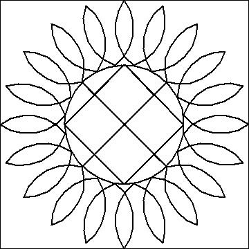 (image for) 20 point crosshatched dresden circle-L00770 - Click Image to Close